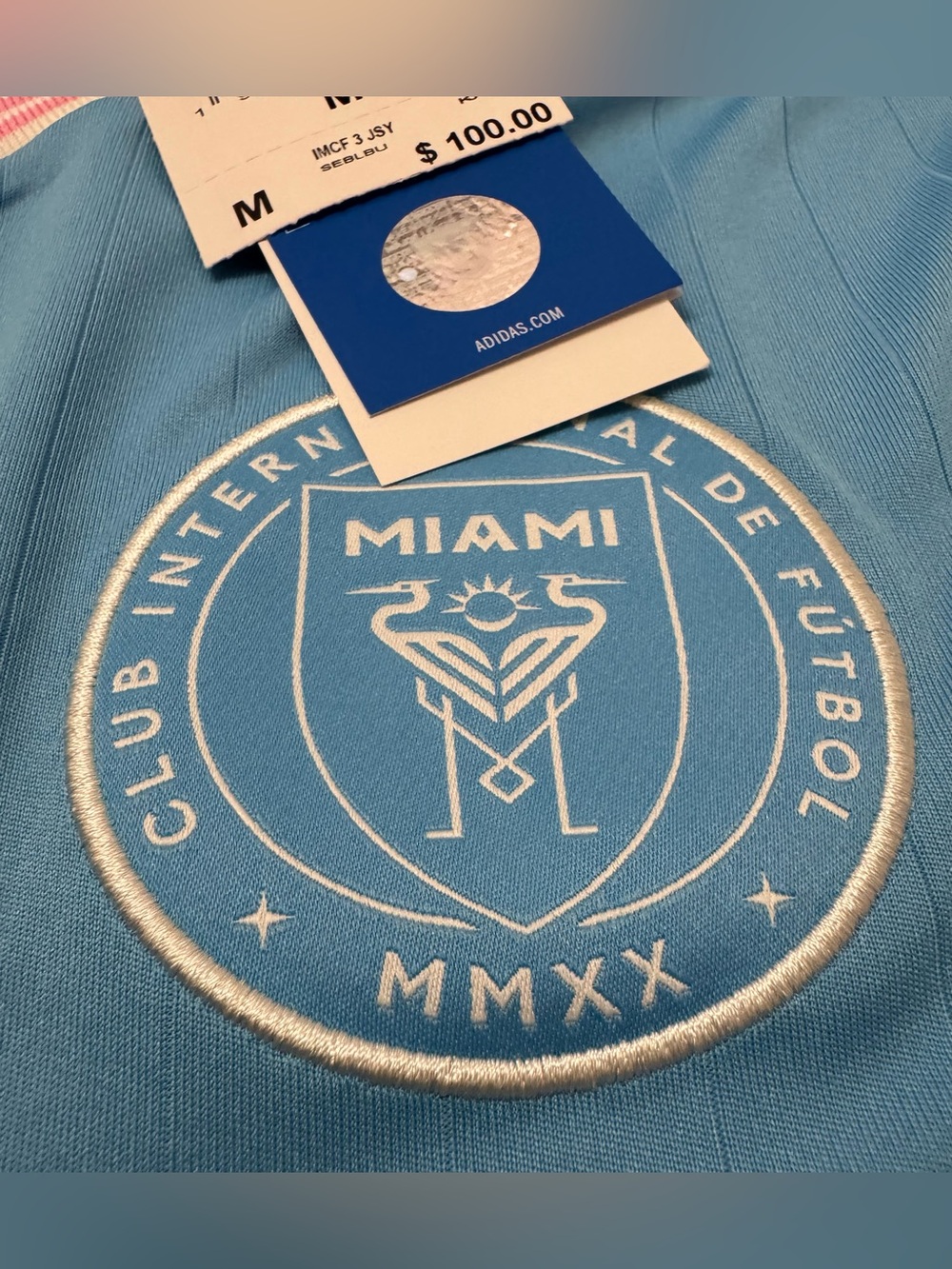 Adidas MLS INTER MIAMI CF 2025/2026 Third Soccer Jersey  KA7502 Men's M Original - Picture 8 of 11